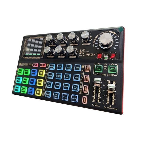 Sound card K300 PRO MAX - Sound card livestream có hiệu ứng