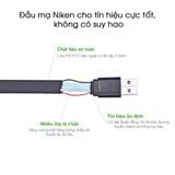 Dây USB 3.0, 2 đầu đực dài 50cm UGREEN US128 10804 - Hàng chính hãng