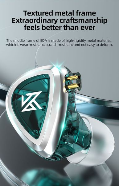 Tai nghe KZ EDA có Mic chính hãng - tai nghe nhét tai livestream