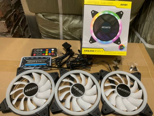 Quạt Tản Nhiệt Fan Case chế cho Máy ảnh Livestream Arigato Kèm Nguồn Điện 12V