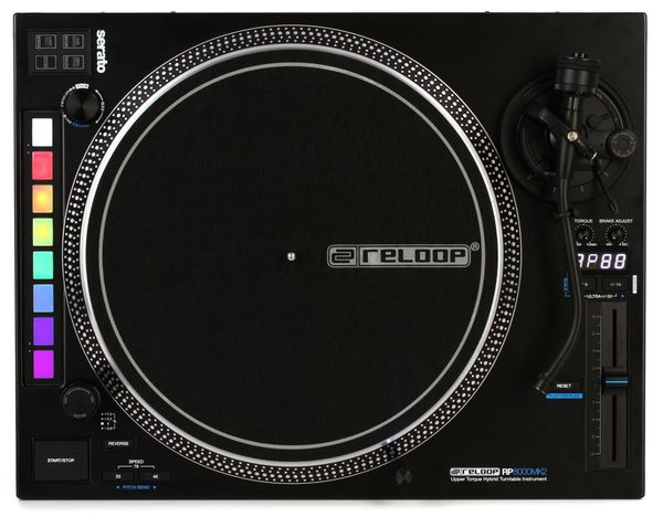 Turntables RELOOP RP-8000 STRAIGHT ADVANCED HYBRID TORQUE