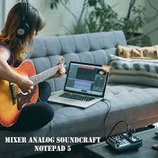 Mixer Analog Soundcraft NOTEPAD 5 - Mixer đa năng karaoke livestream