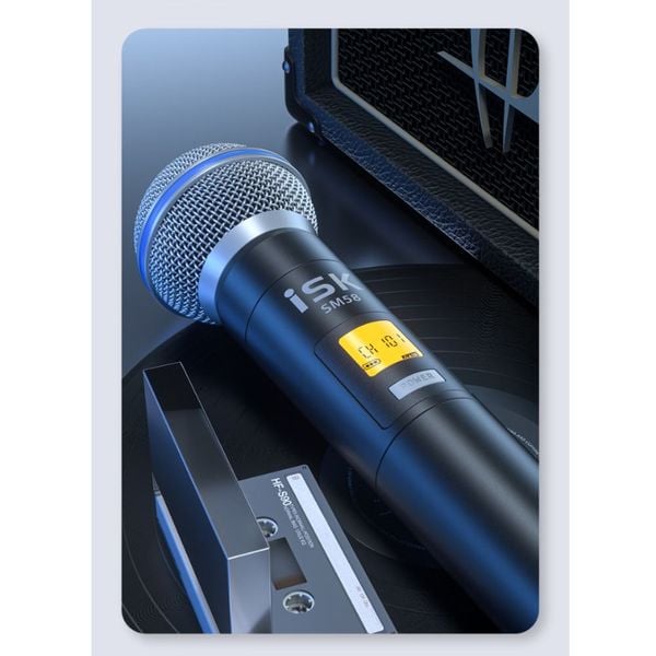 Micro thu âm ISK SM58 - Micro không dây
