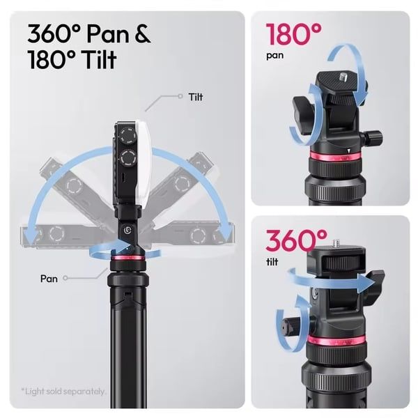 Chân máy Ulanzi MT-80 T171 mở tự động Auto-Open xoay 360 độ tải 5kg chính hãng