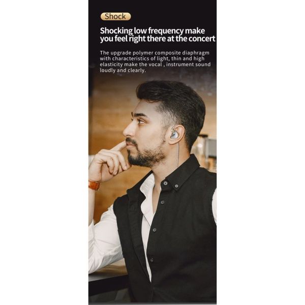 Tai nghe CCA CRA chính hãng - tai nghe nhét tai livestream Crystal