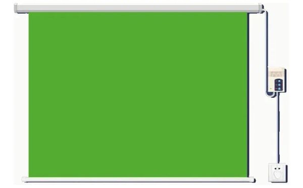 Phông Xanh Tách nền treo tường có Điều Khiển lên xuống từ xa (2mx2m)