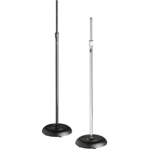 Chân đứng Micro thu âm On-Stage MS7201C Round Base Mic Stand (Chrome)