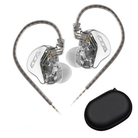 Tai nghe CCA CRA PRO - tai nghe nhét tai livestream màu bạc