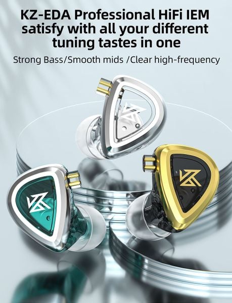 Tai nghe KZ EDA có Mic chính hãng - tai nghe nhét tai livestream