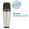 Micro thu âm Samson C03 - Micro thu âm cho phòng thu