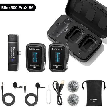 Bộ micro không dây Blink 500 ProX cổng USB-C có hộp sạc SR-Blink500 ProX B6 (2TX+1RX)