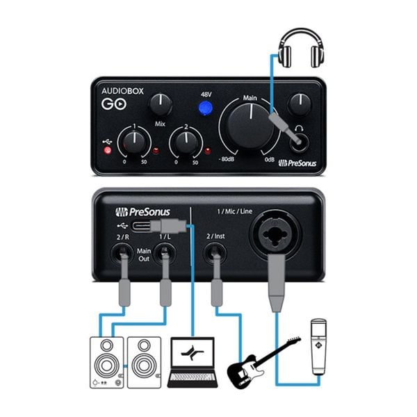 PreSonus AudioBox Go 2x2 USB-C Audio Interface