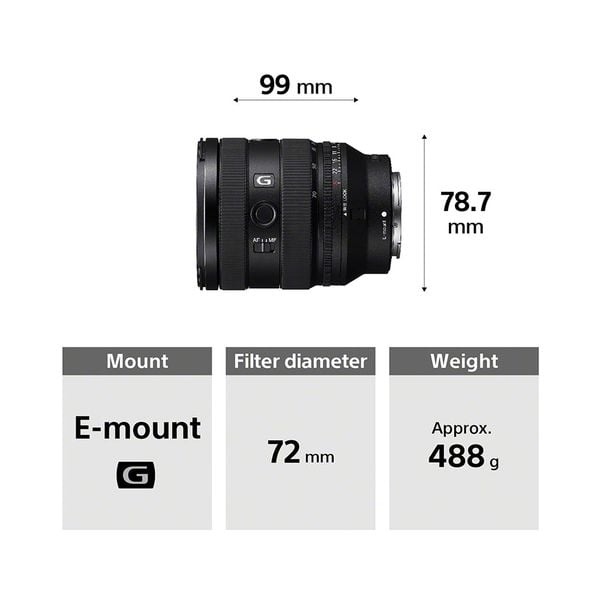 Ống kính Sony FE 20–70mm f/4 G | Chính Hãng