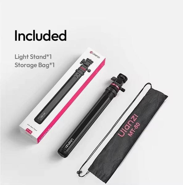 Chân máy Ulanzi MT-80 T171 mở tự động Auto-Open xoay 360 độ tải 5kg chính hãng