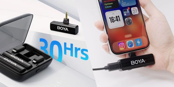 Micro Thu Âm Không Dây BoyaLink 2 - Micro cài áo