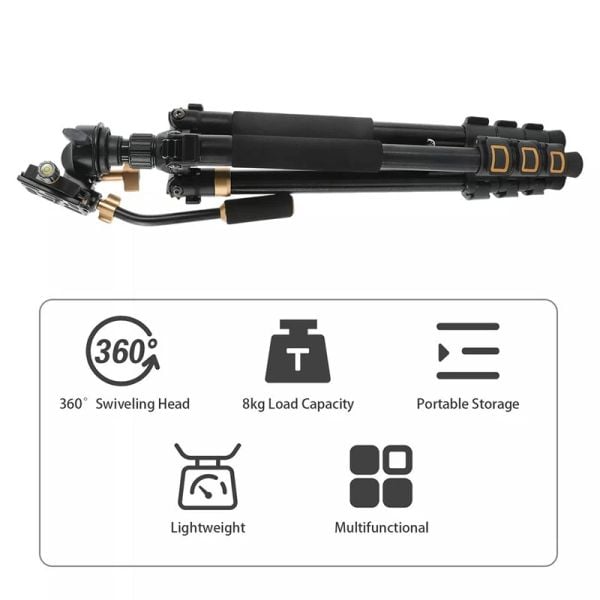 Chân máy ảnh Tripod Beike Q999LA
