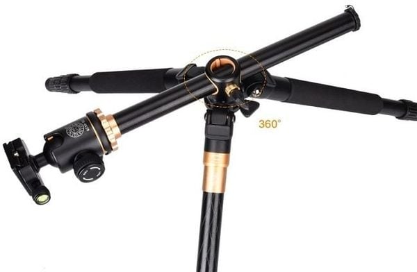 Chân máy ảnh Tripod Beike Q999H bản trục đứng vuông góc