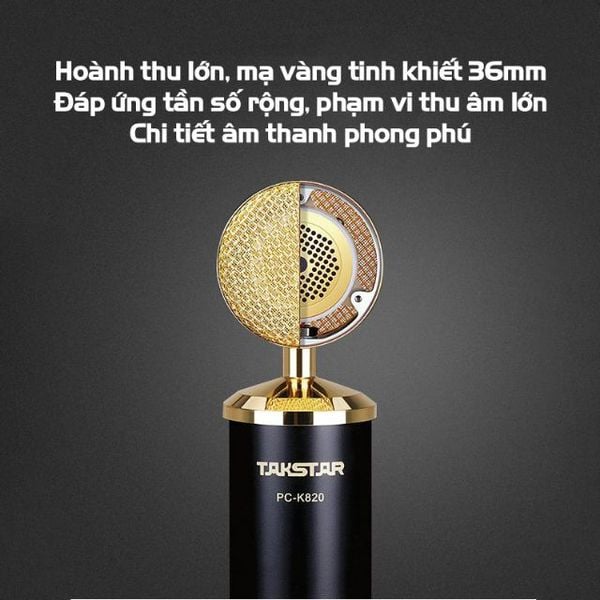 Micro thu âm Takstar PC-K820 - Micro thu âm cho phòng thu