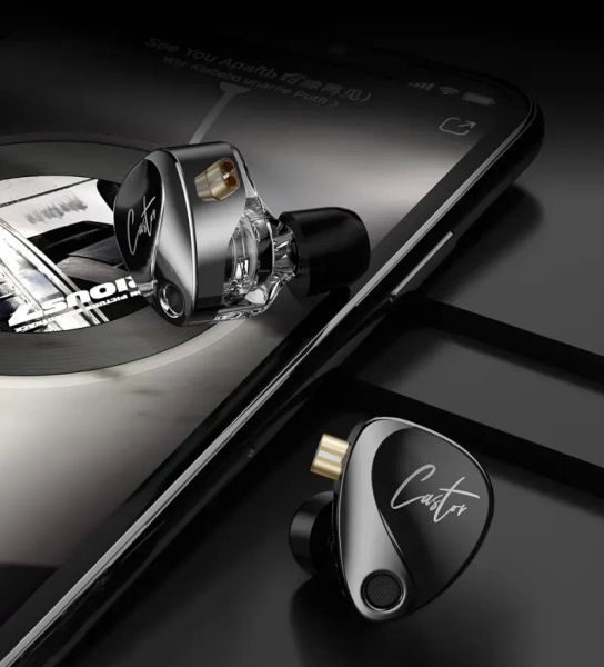 Tai nghe KZ Castor | Tai nghe nhét tai livestream ( In ear ) Silver