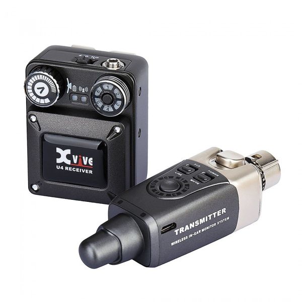 Bộ thu phát không dây Wireless cho tai nghe kiểm âm Xvive U4 (1 phát, 1 thu)