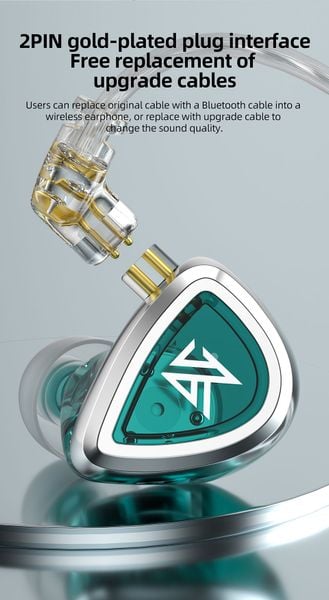 Tai nghe KZ EDA có Mic chính hãng - tai nghe nhét tai livestream