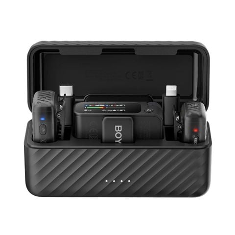 Micro Không Dây BOYAMIC 2-01 Màu đen micro không dây AI-Powered