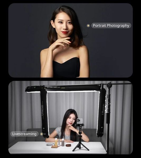 Đèn led Ulanzi UA12 - Đèn ống cầm tay dạng túi khí 12W