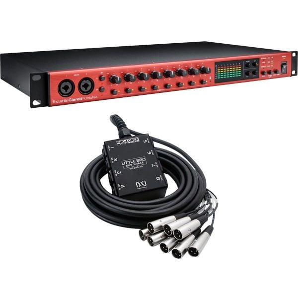 Focusrite Clarett+ OctoPre 8-Channel Adat Preamp