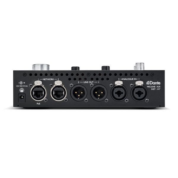 Focusrite RedNet X2P 2x2 Dante Audio Interface with Red Evolution Mic Preamps