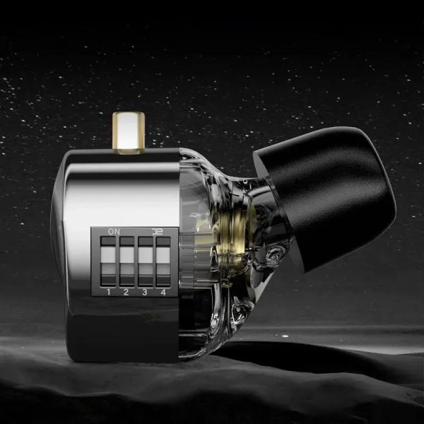 Tai nghe KZ Castor | Tai nghe nhét tai livestream ( In ear ) Silver