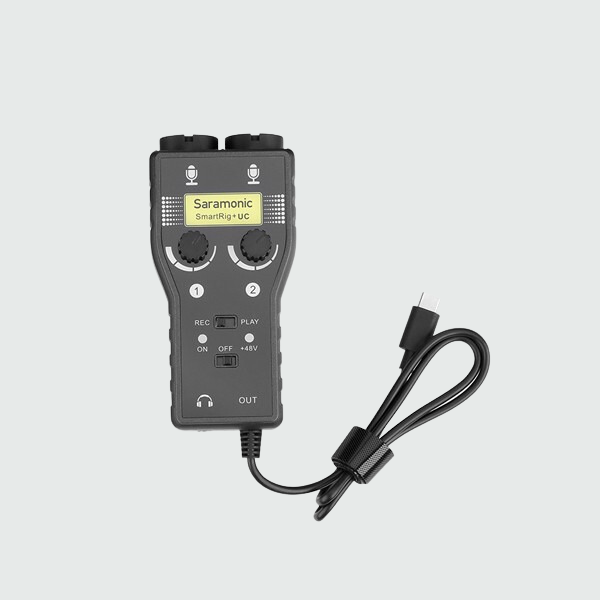 Thiết bị chuyển đổi âm thanh Saramonic SmartRig+ – đầu nối 3.5mm