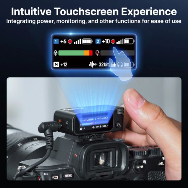 Micro Không Dây BOYAMIC 2-03 Màu đen micro không dây AI-Powered