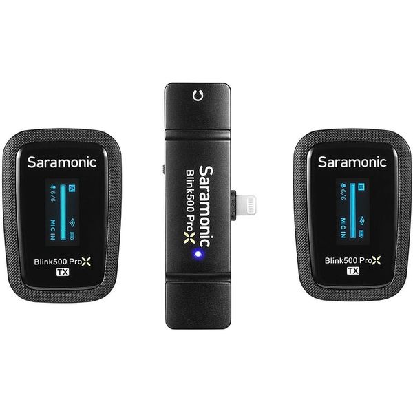 Bộ micro không dây Blink 500 ProX cổng Lightning (iOS) có hộp sạc SR-Blink500 ProX B4 (2TX+1RX)