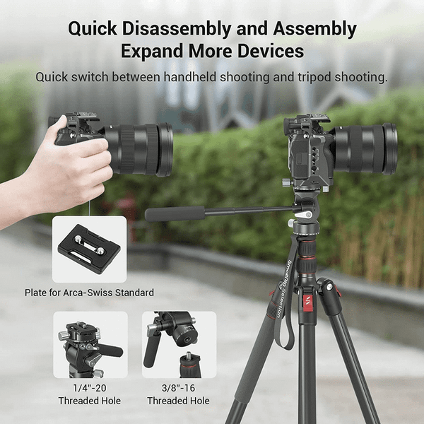 SmallRig Lightweight Fluid Video Head 3457B