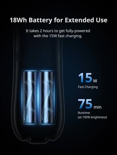 Đèn led Ulanzi UA12 - Đèn ống cầm tay dạng túi khí 12W