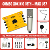 Bộ Livestream XOX K10 15th Micro Thu Âm Max U87