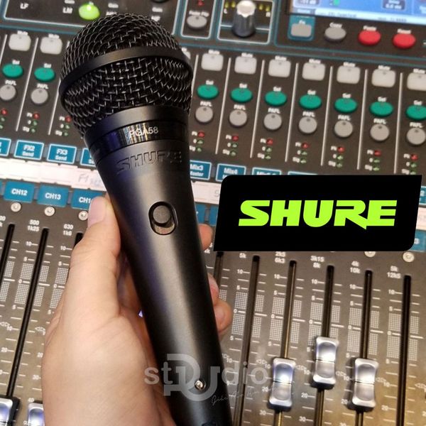 Micro karaoke có dây Shure PGA58-QTR Cardiod Dynamic + XLR