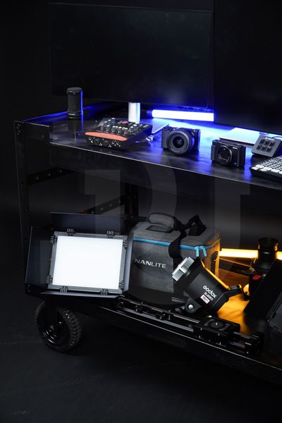 Xe Đẩy Thiết Bị Trong Studio 2 Tầng Chuyên Dụng Tải Trọng 200kg