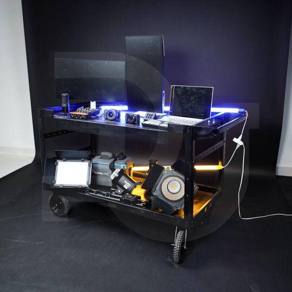 Xe Đẩy Thiết Bị Trong Studio 2 Tầng Chuyên Dụng Tải Trọng 200kg