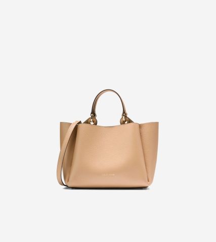 Midtown Small Crossbody Tote - Beige