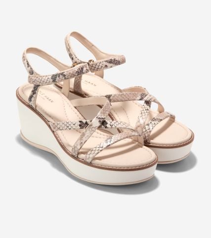 Grand Ambition Azzura Strappy Wedge Sndl