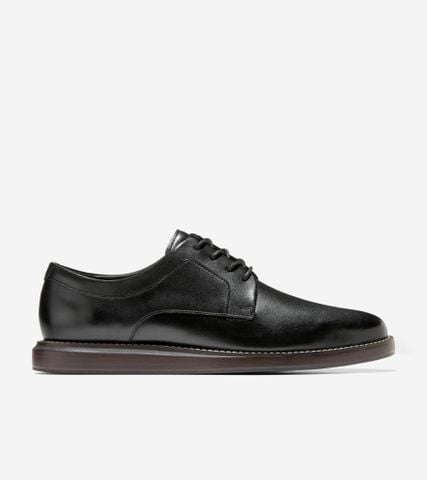 Grand Neoclassic Plain Toe Oxfords - Black / 7
