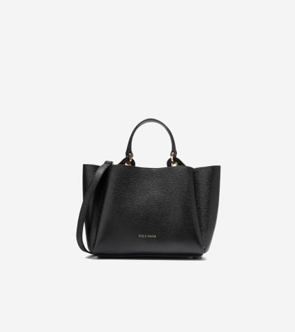 Midtown Small Crossbody Tote - Black