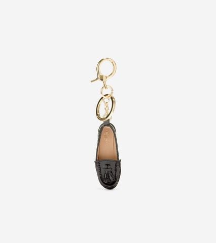 Lana Lux Loafer Key Charm - Black