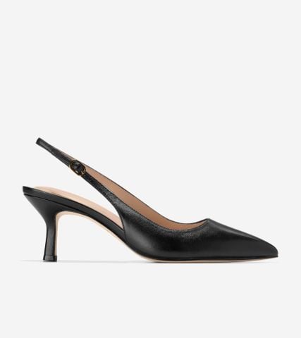 HANSELL SLING BACK PUMPS - BLACK / 5.5 / Medium