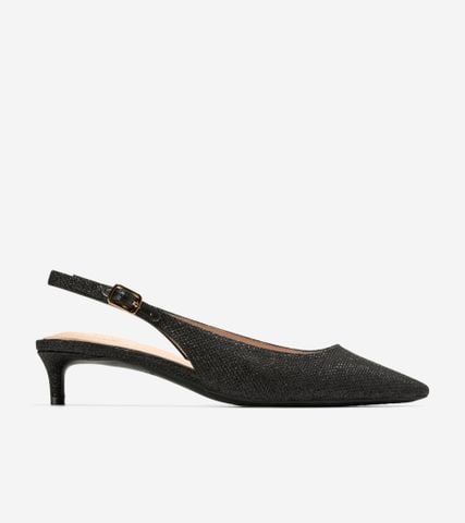 Go-To Jocelyn Slingback Pumps - Black / 5 / Medium