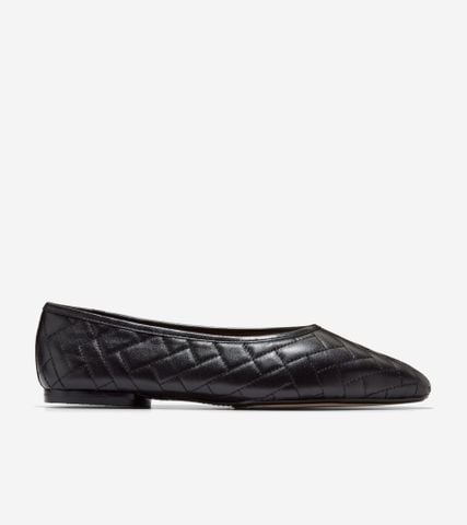 Jasleen Quilted Ballets - Black / 5.5