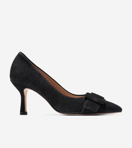 Fidela Buckle Pumps - Black / 5