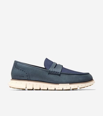 ZerøGrand Remastered Penny Loafers - Blue / 7
