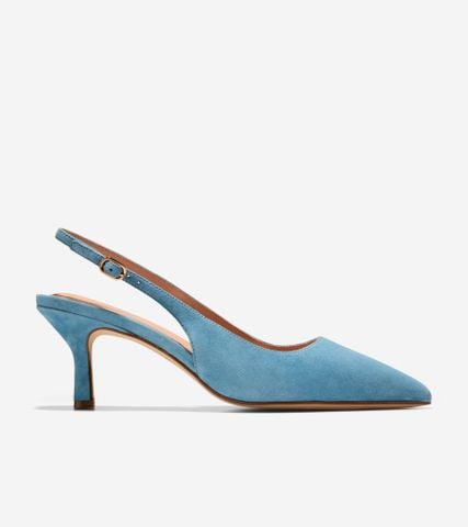 Hansell Sling Back Pumps - Blue / 5